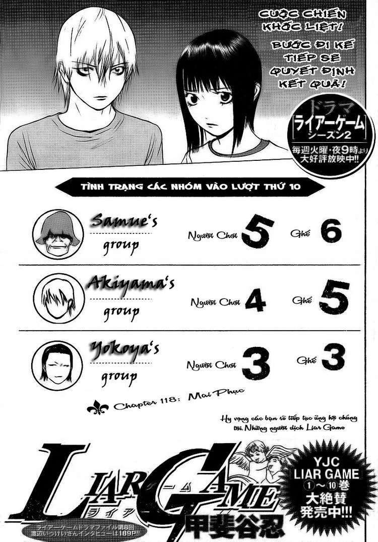 Liar Game Chương 118 - Truyentranhaz.net