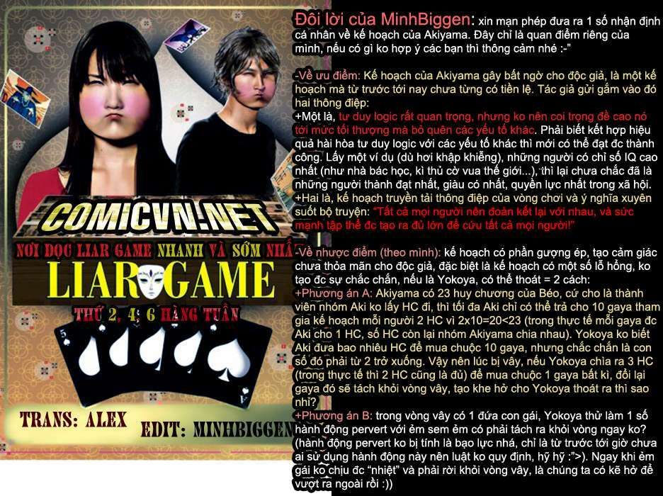 Liar Game Chương 137 - Truyentranhaz.net