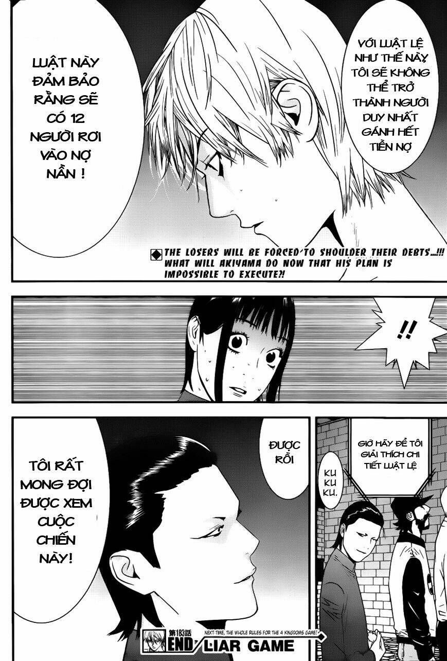 Liar Game Chương 183 - Truyentranhaz.net