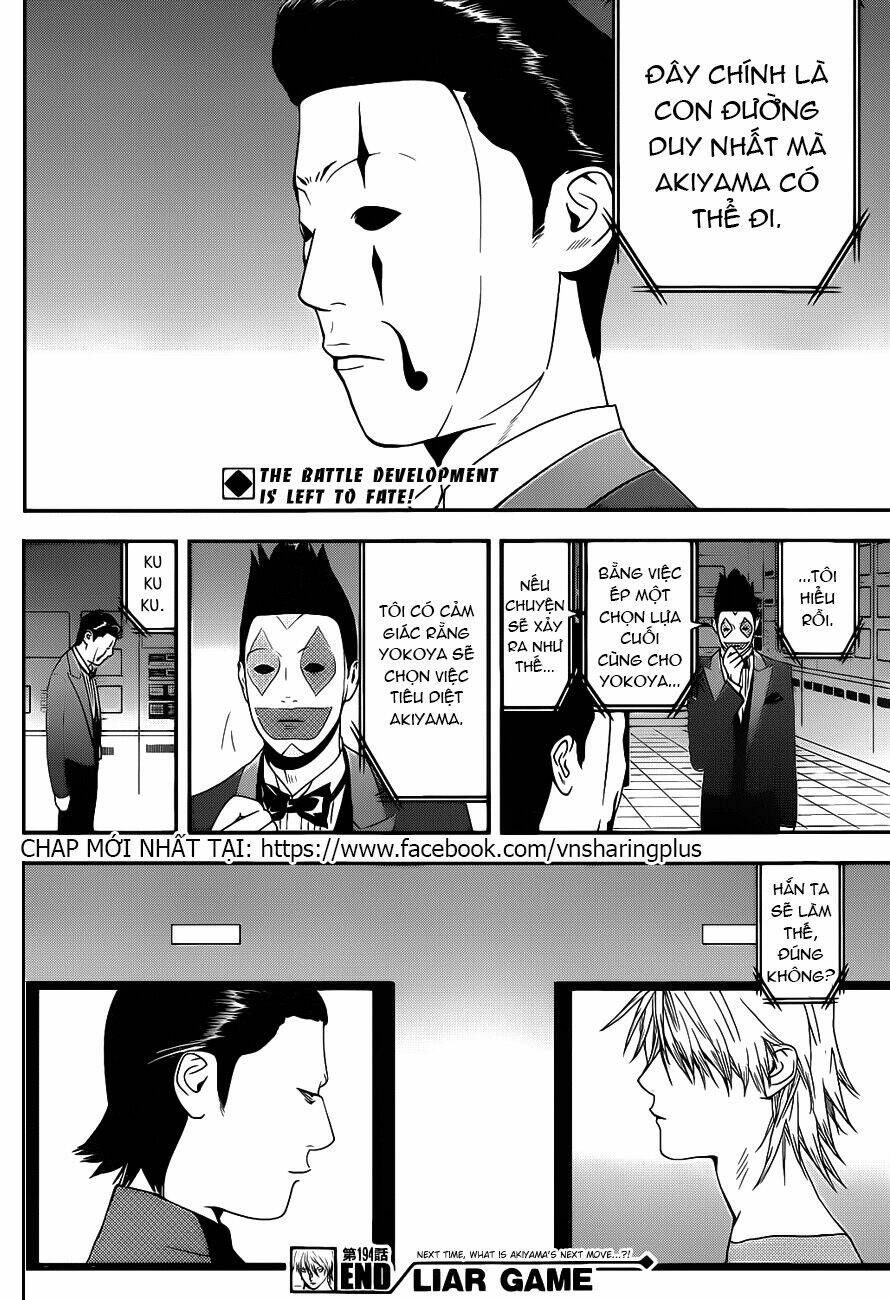 Liar Game Chương 194 - Truyentranhaz.net