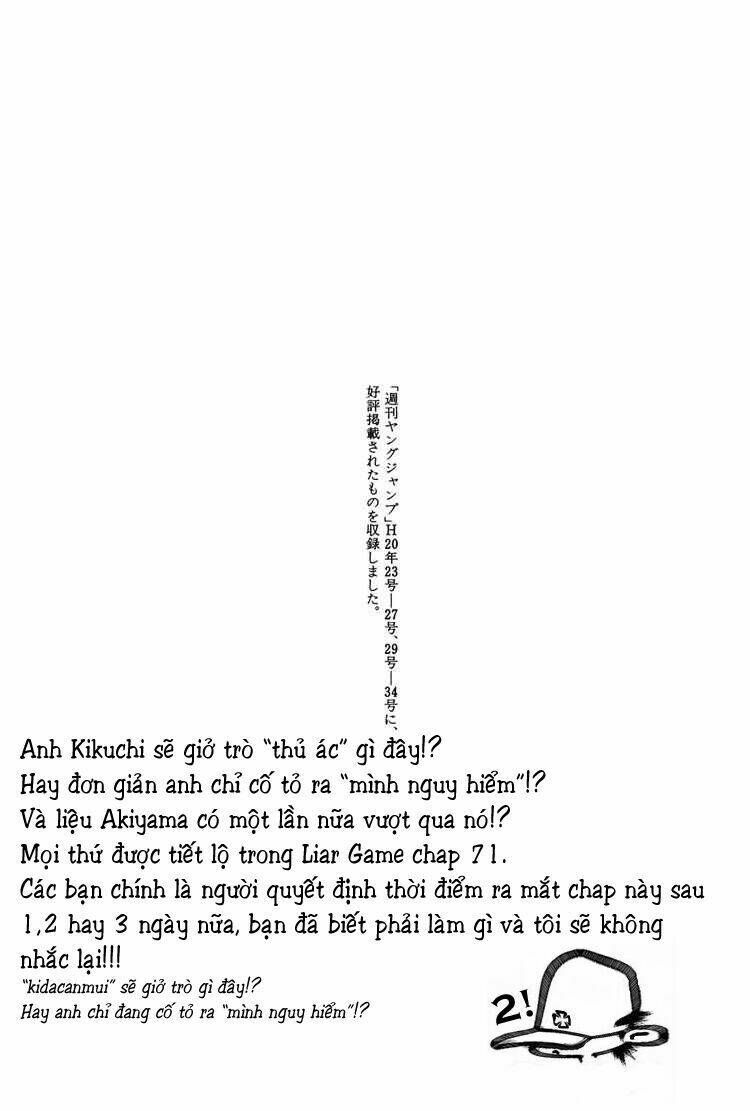 Liar Game Chương 70 - Truyentranhaz.net