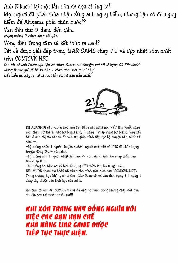 Liar Game Chương 74 - Truyentranhaz.net