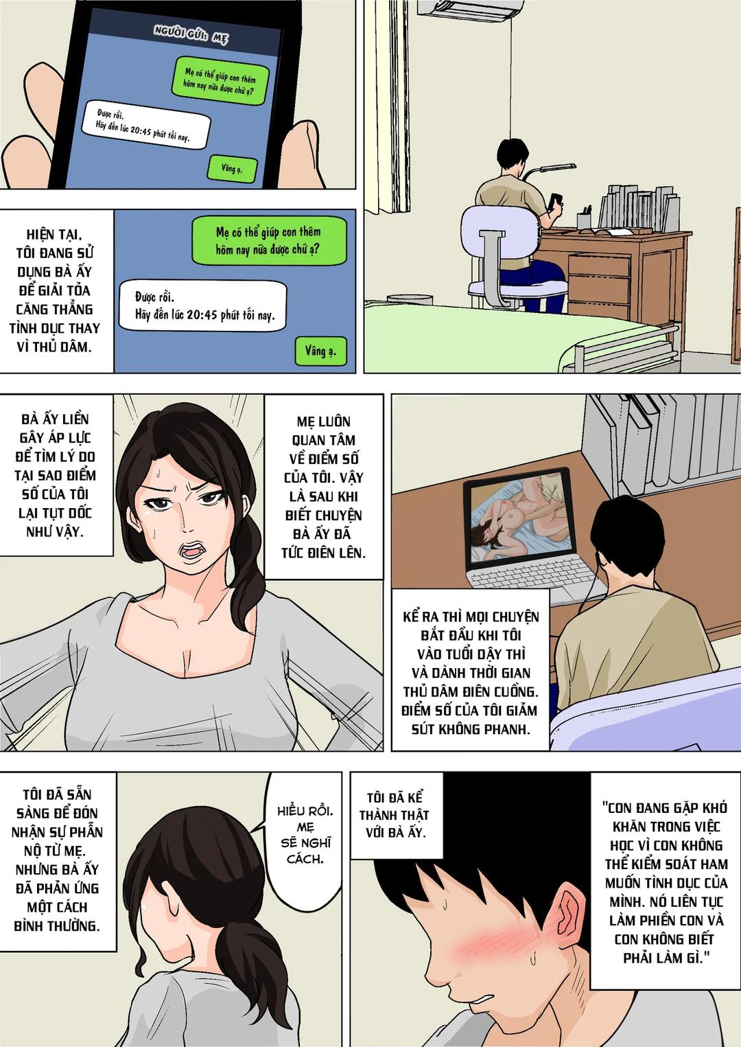 Giải Tỏa Ham Muốn Với Mẹ Mỗi Ngày Chương 1 - trang 6