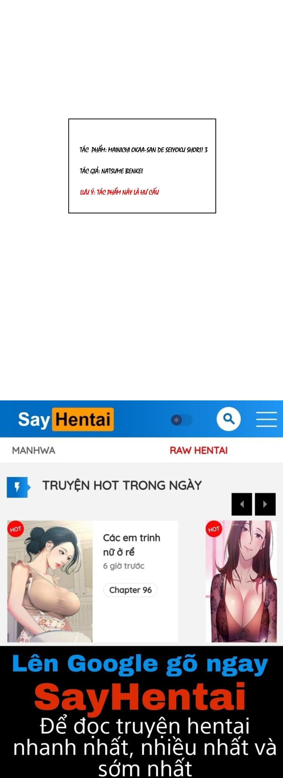 Giải Tỏa Ham Muốn Với Mẹ Mỗi Ngày Chương 3 - trang 115