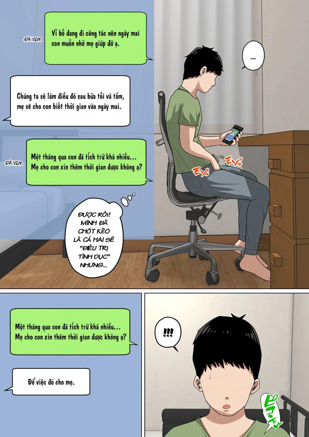 Giải Tỏa Ham Muốn Với Mẹ Mỗi Ngày Chương 3 - trang 248