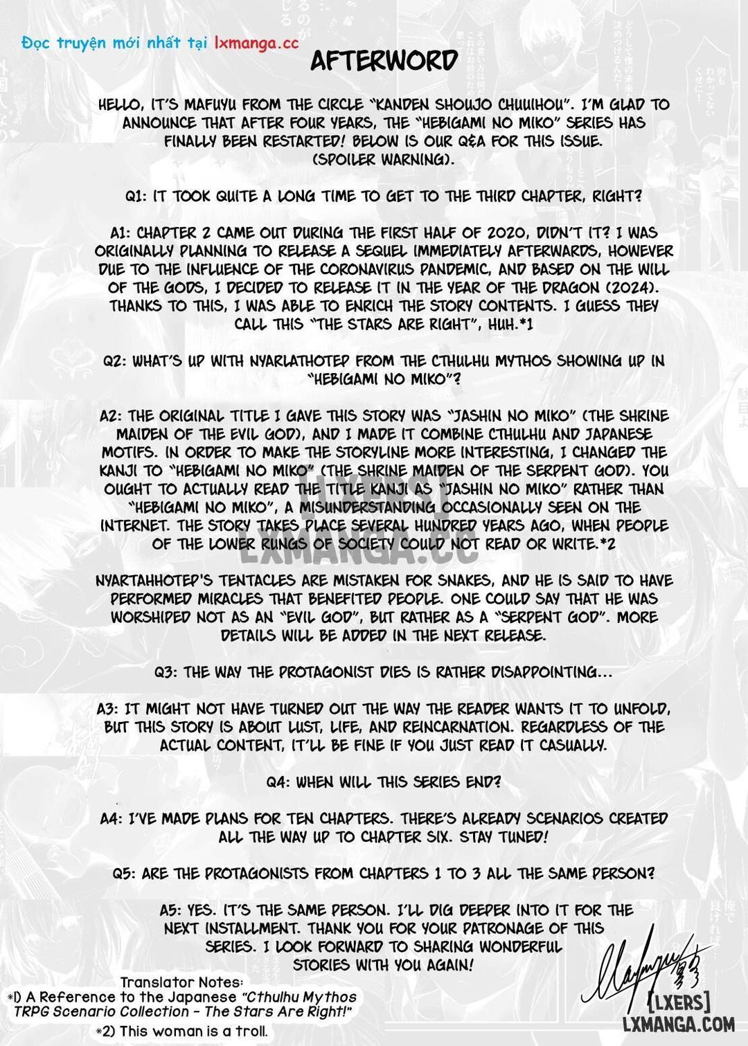 Hebigami No Miko Chương 3 - trang 49