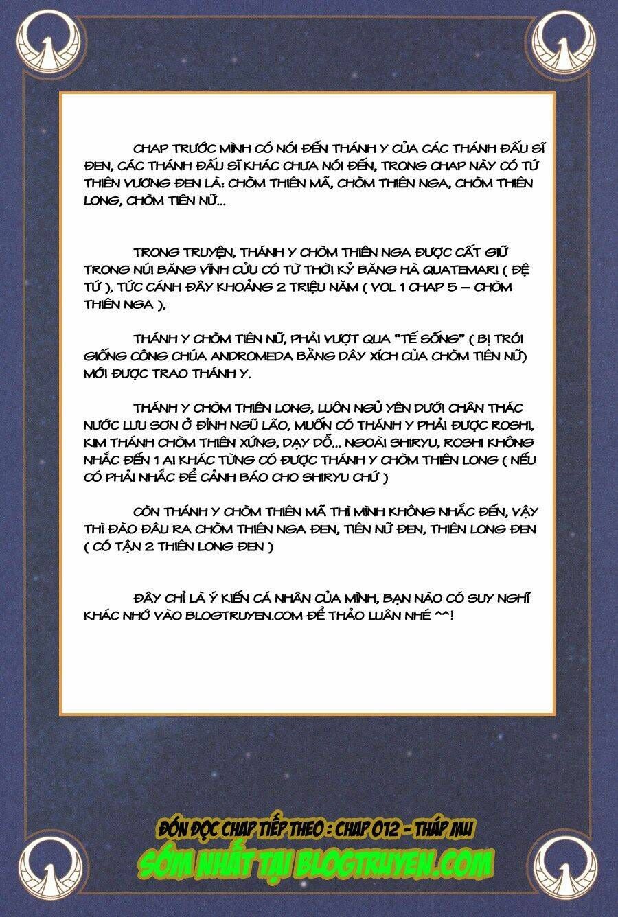 Áo Giáp Vàng Chương 11 - Truyentranhaz.net