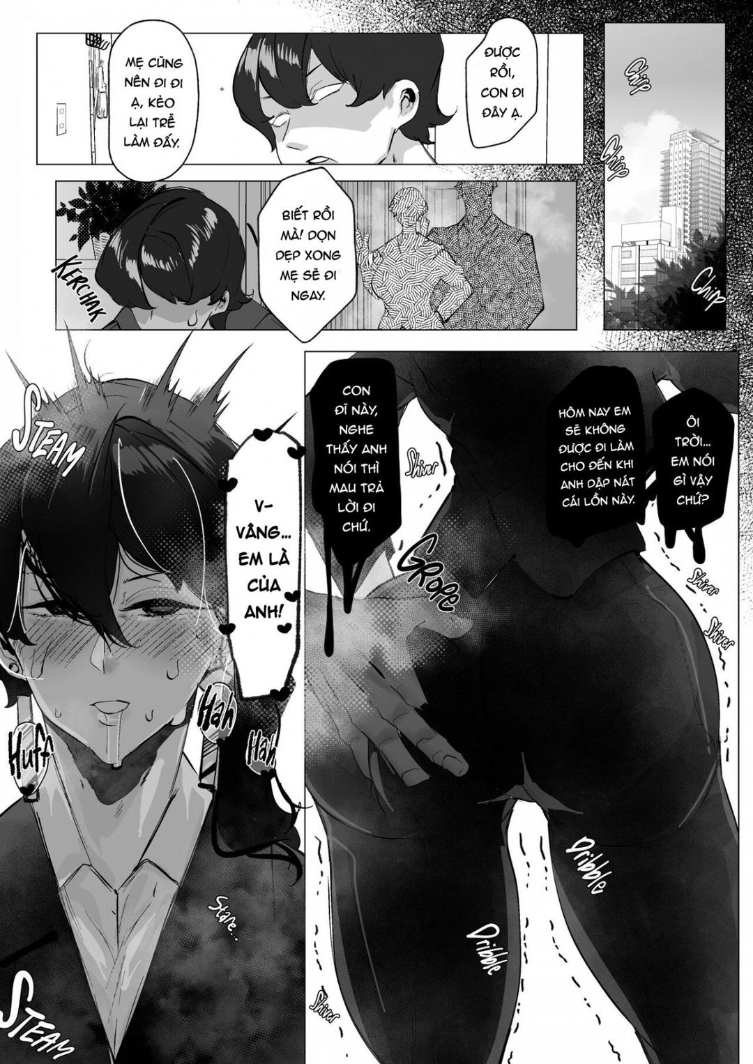 Miboujin Single Mother Wa Kaisha No Joushi Ni Mainichi Okasareteiru Chương 0 - trang 50