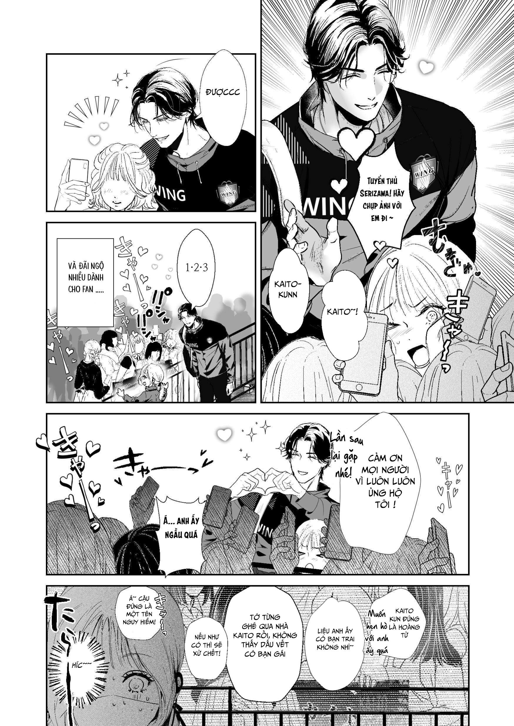 [18+] Trái Tim Loạn Nhịp Trước Chàng Cầu Thủ Bóng Chương 1 - trang 9