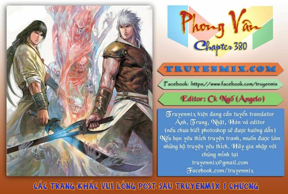 Phong Vân Chương 380 - Truyentranhaz.net