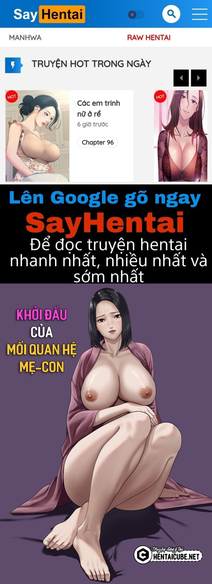 Bắt Đầu Mối Quan Hệ Loạn Luân Mẹ Con Chương 0 - trang 1